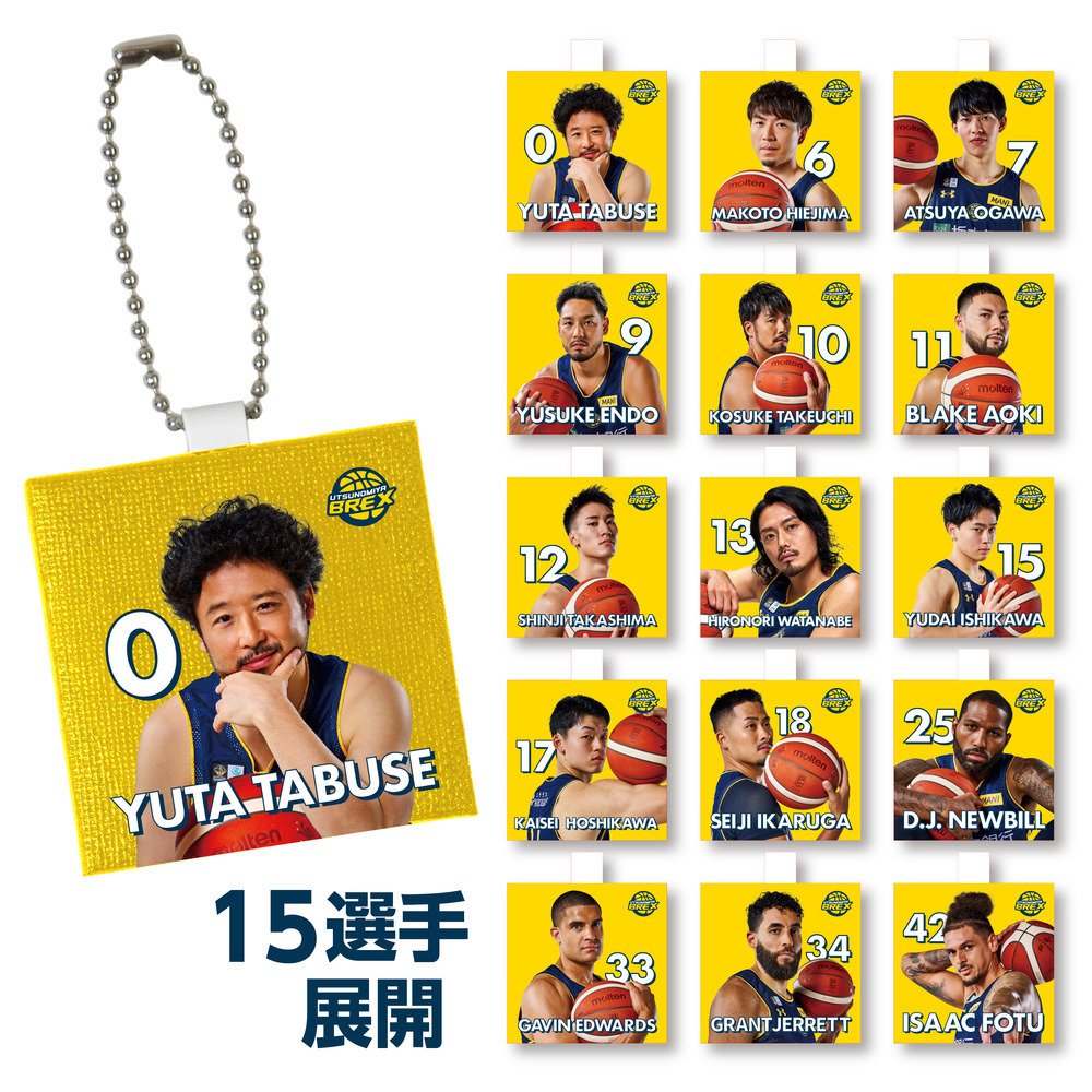 2025-26 選手ミニキャンバスキーホルダー 詳細画像 #0 TABUSE 1